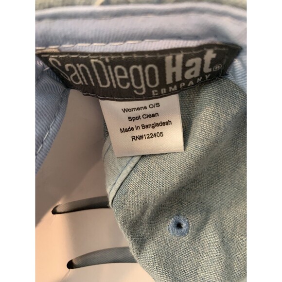 San Diego Hat Women's Adjustable Denim Baseball Cap Fruit - Picture 3 of 3